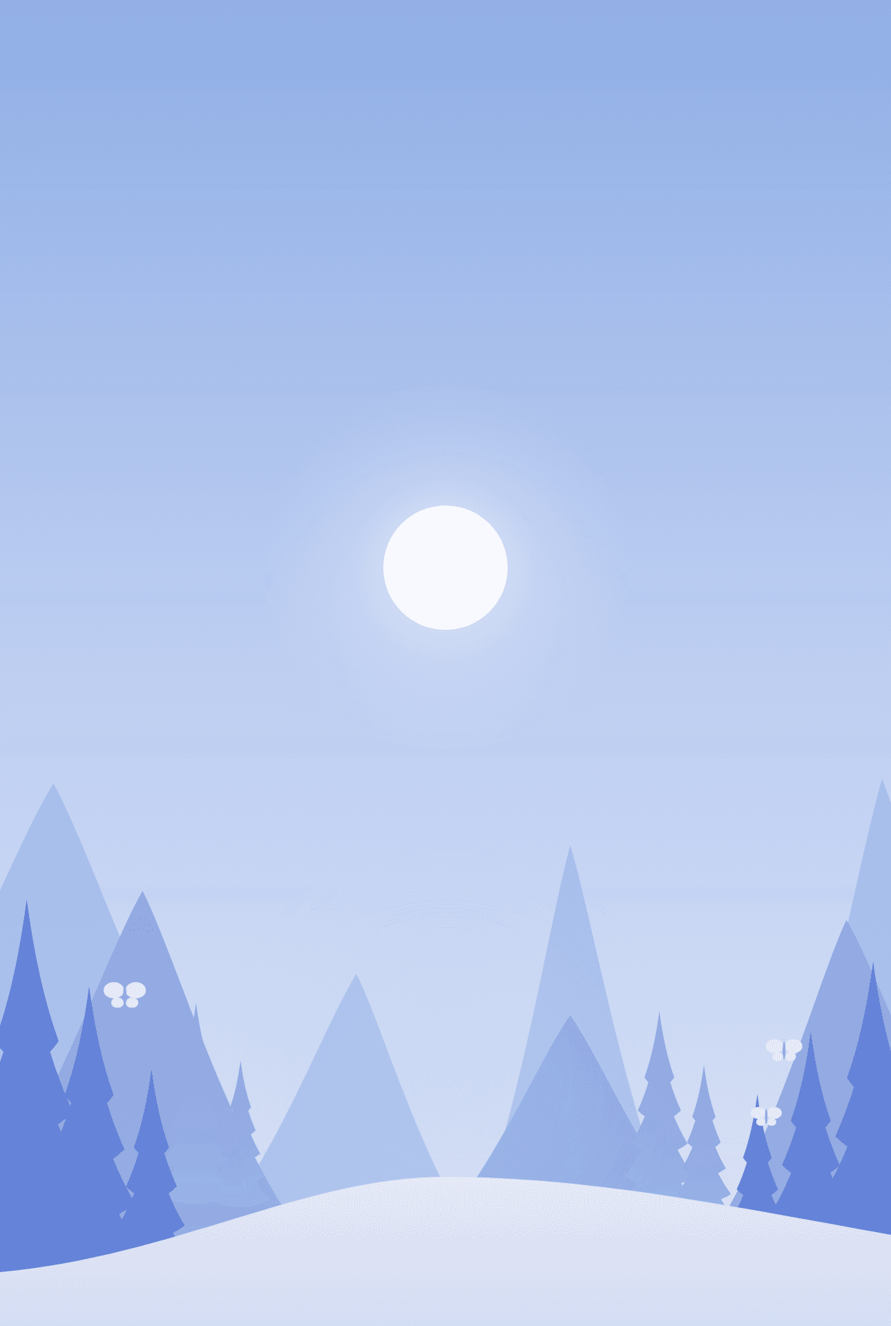 Home landscape at midday